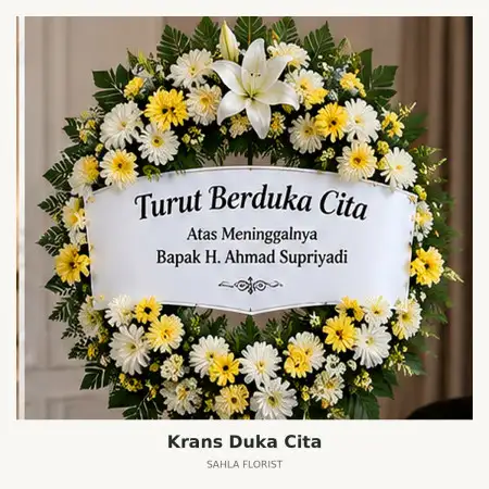Krans Bunga Duka Kotabaru Yogyakarta